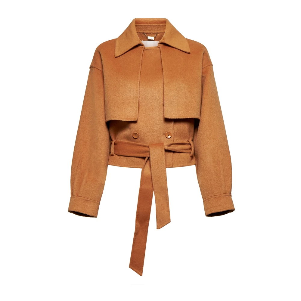 Silvian Heach Donna Marrone Giacche, L, New,