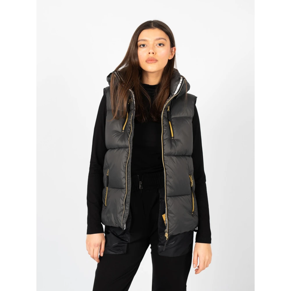 Plein Sport Stijlvolle Mouwloze Vest Black Dames