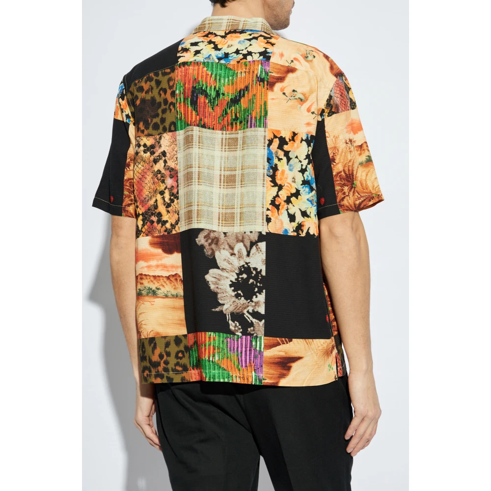 AllSaints Gestreept overhemd Patche Multicolor Heren