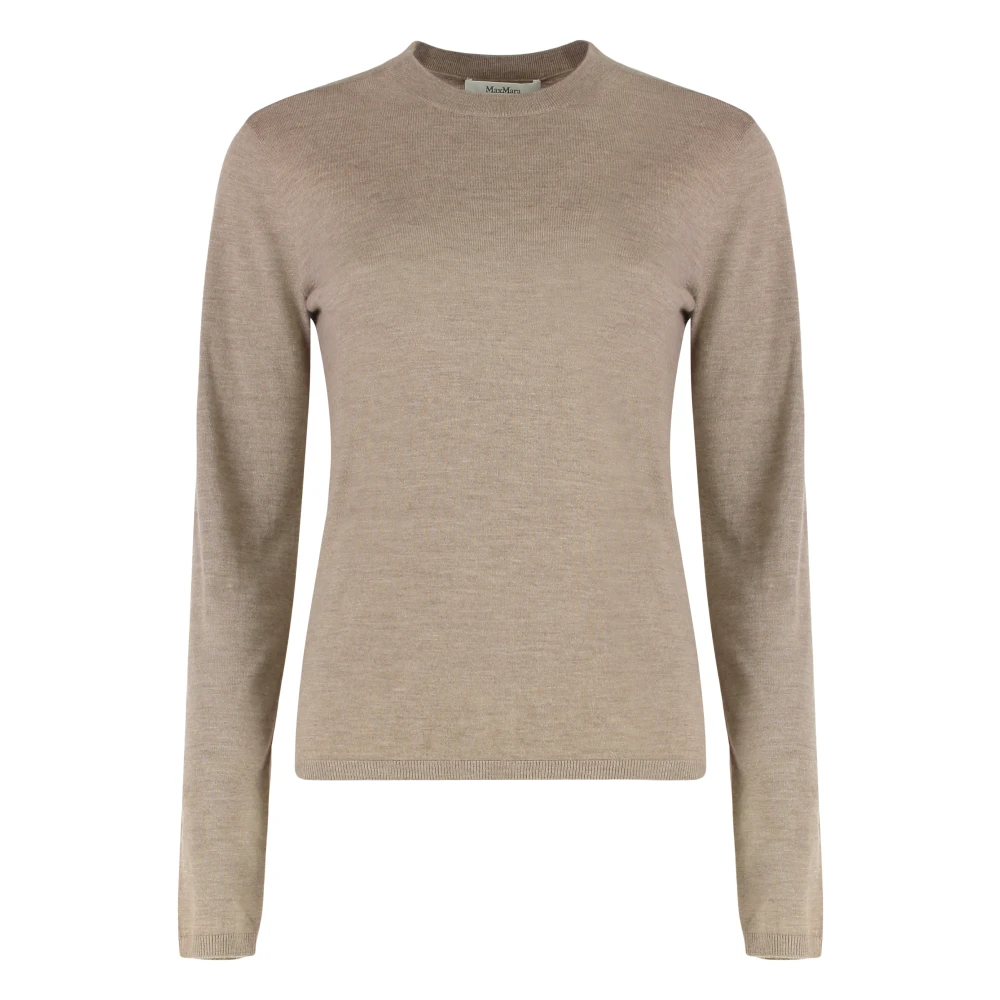 Max Mara Women's Beige Cashmere Knitwear, Xs, Marica Jumper