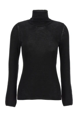 Silk Cashmere Turtleneck Sweater