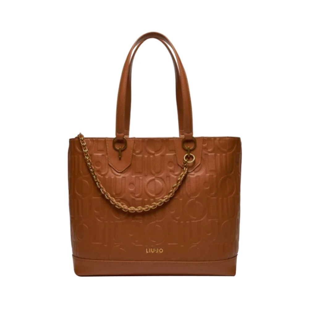 Liu Jo Bruine Schoudertas Trendy Design Brown Dames