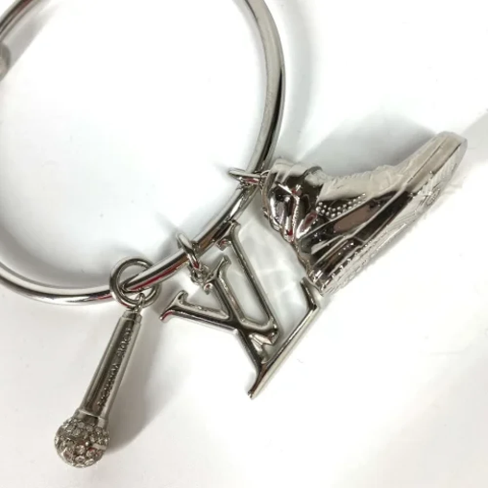 Louis Vuitton Vintage Pre-owned Fabric key-holders Gray Heren