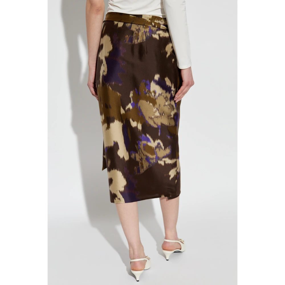 Max Mara Geplooide rok 'Dritto' Multicolor Dames