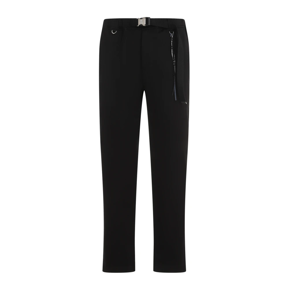 Mastermind World Zwarte broek voor mannen Aw24 Black Heren