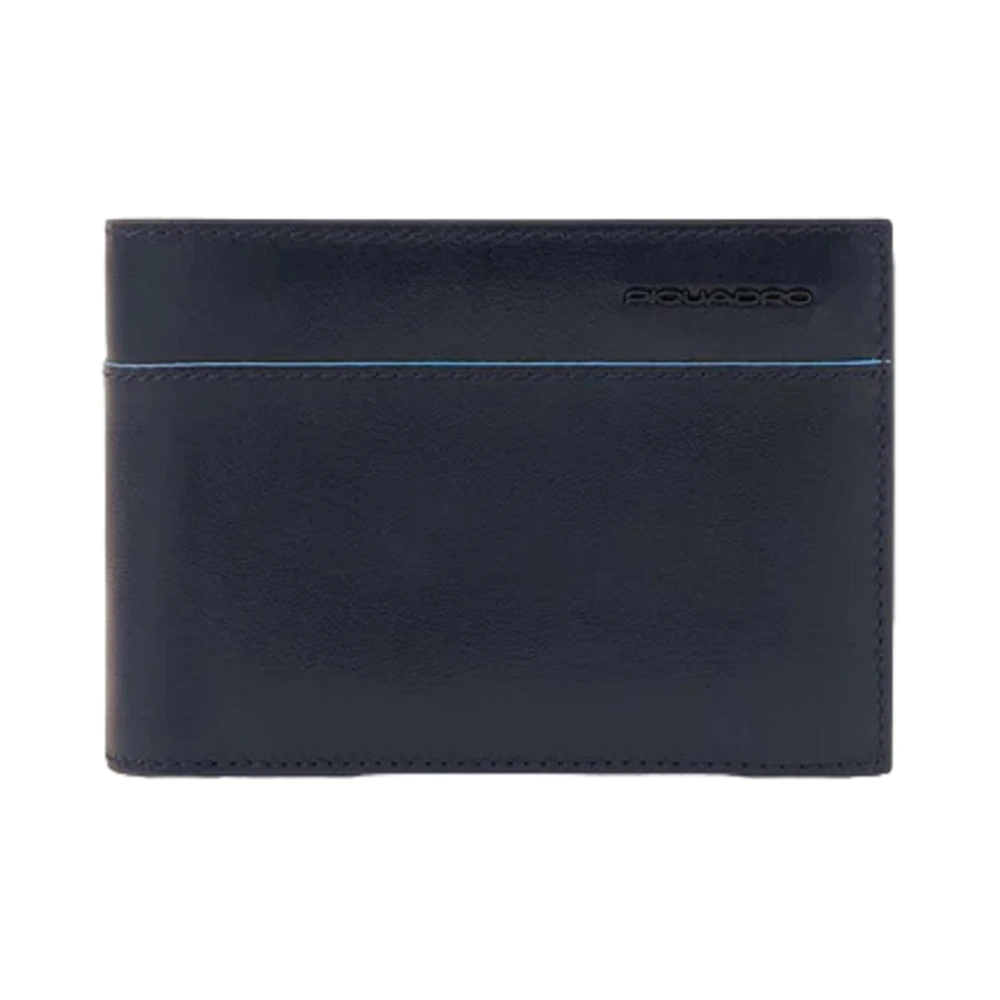 Piquadro Men's Blue Square Wallet