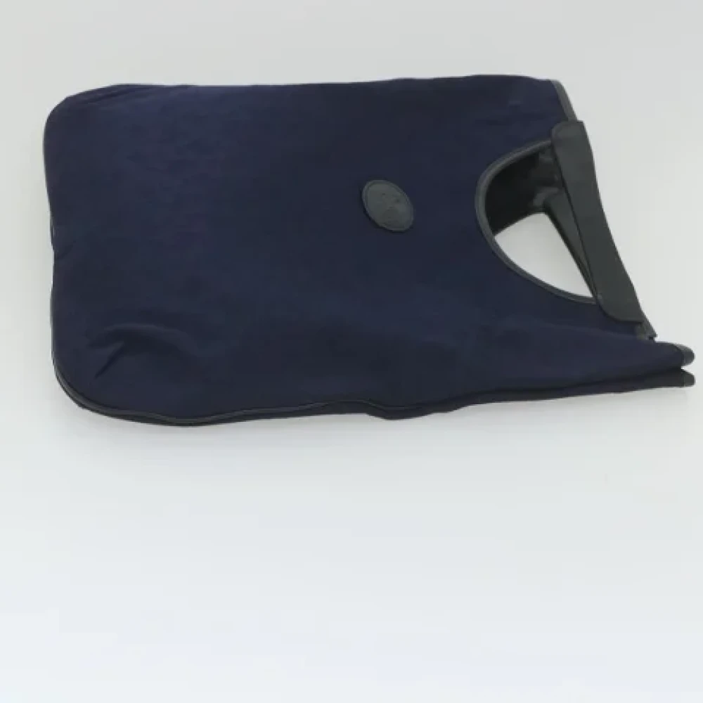 Celine Vintage Pre-owned Canvas handbags Blue Dames