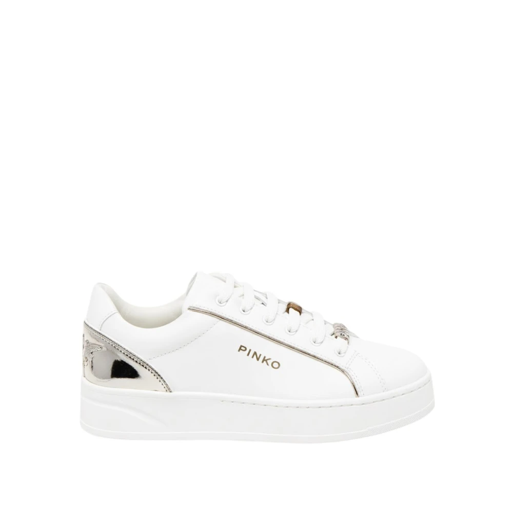 Pinko Women's White Iris 01 Trainers - Sneakers - 3 Uk - Shoes