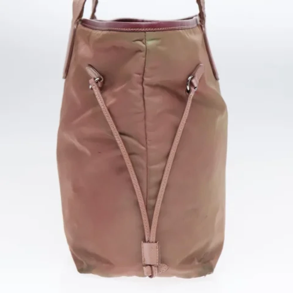 Prada Vintage Pre-owned Nylon totes Pink Dames