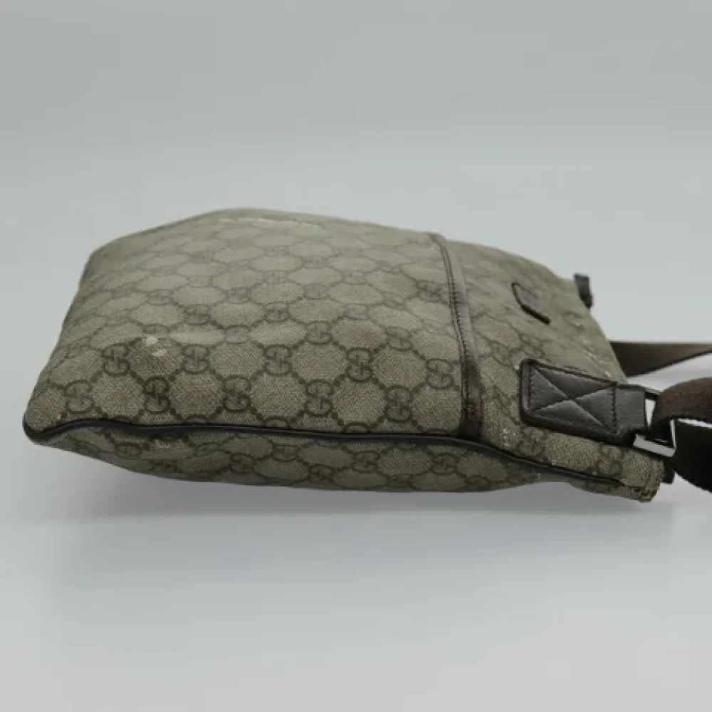 Gucci Vintage Pre-owned Leather gucci-bags Beige Dames