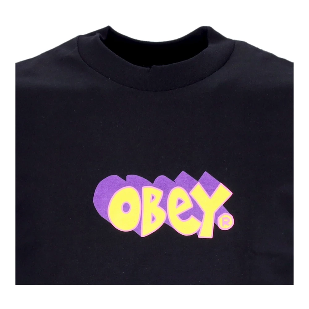 Obey Klassiek Zwart Heren T-shirt Black Heren