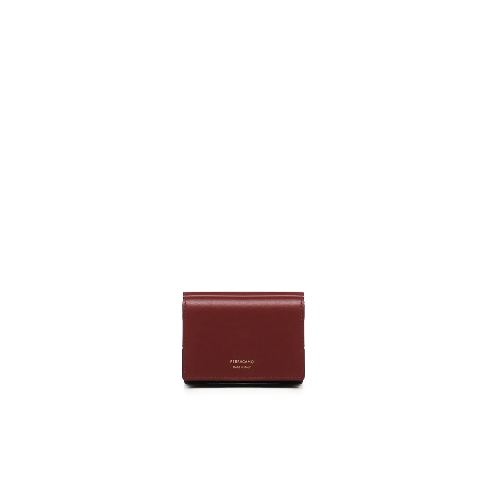Salvatore Ferragamo Stijlvolle Portemonnees voor Mannen en Vrouwen Brown Dames