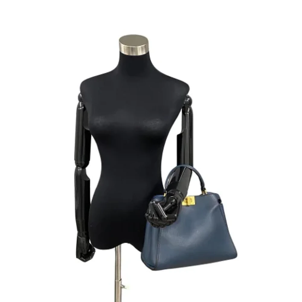 Fendi Vintage Pre-owned Fabric fendi-bags Blue Dames