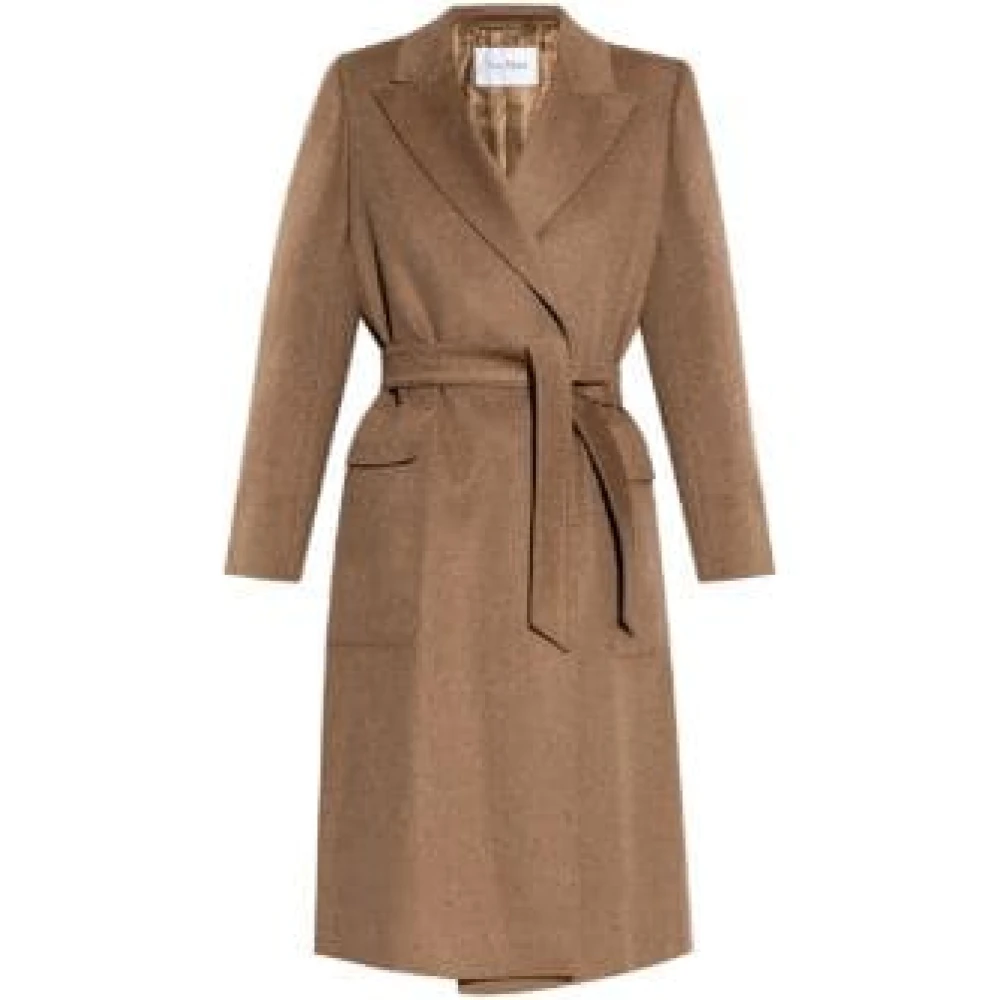 Max Mara Kasjmier Jas Nyssa Brown Dames