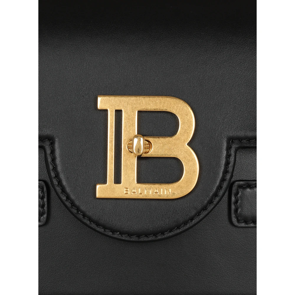 Balmain Gladleren B-Buzz 24 tas Black Dames