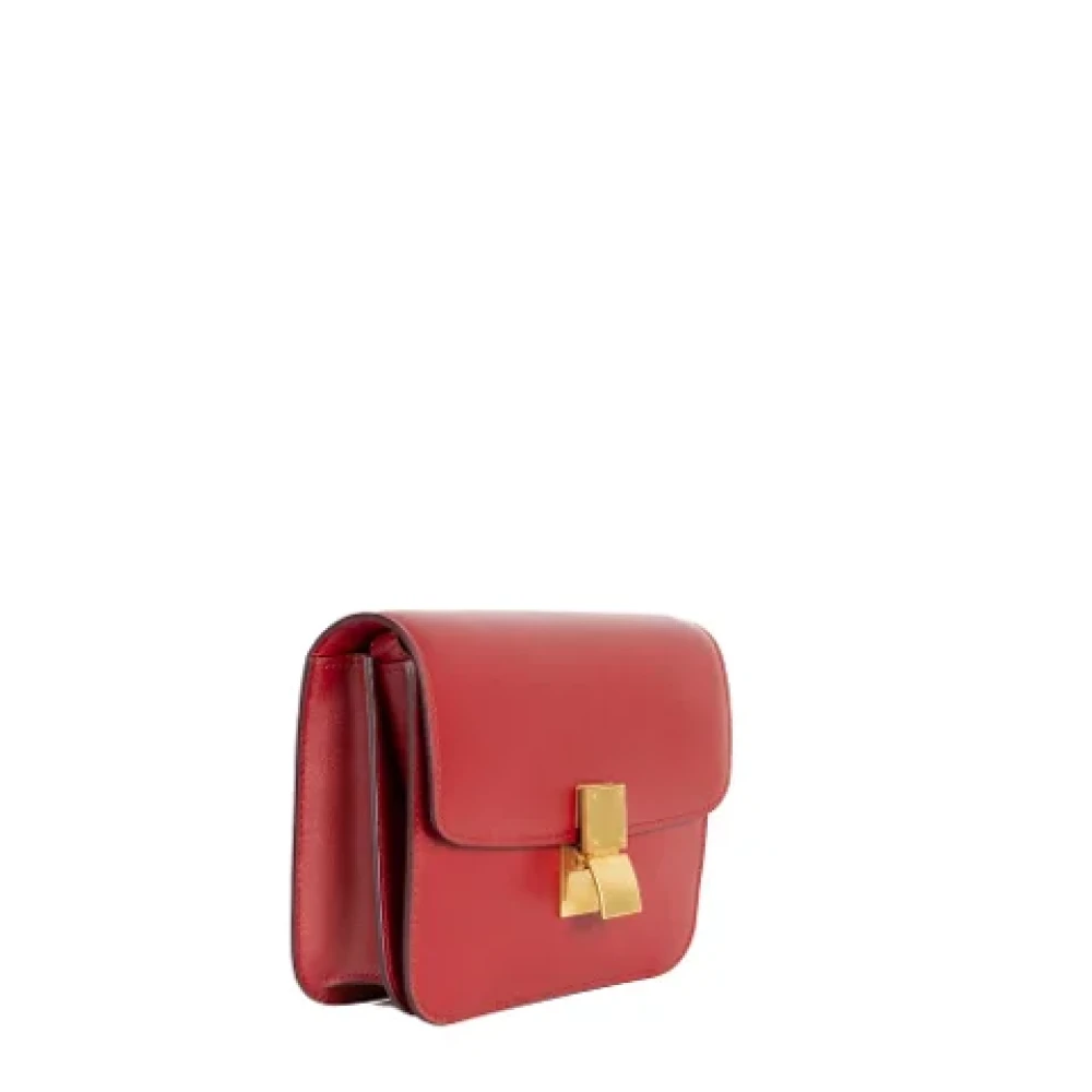 Celine Vintage Pre-owned Leather celine-bags Red Dames