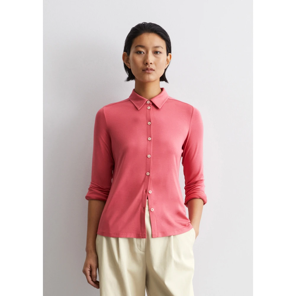 Marc O'Polo Gewone jerseyblouse Red Dames