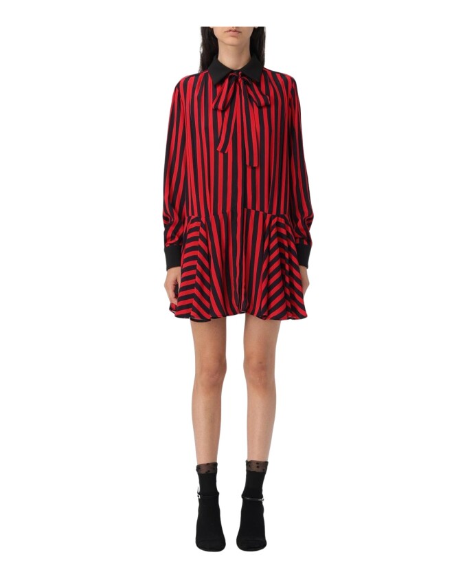 mini-robe-rayee-rouge-avec-col
