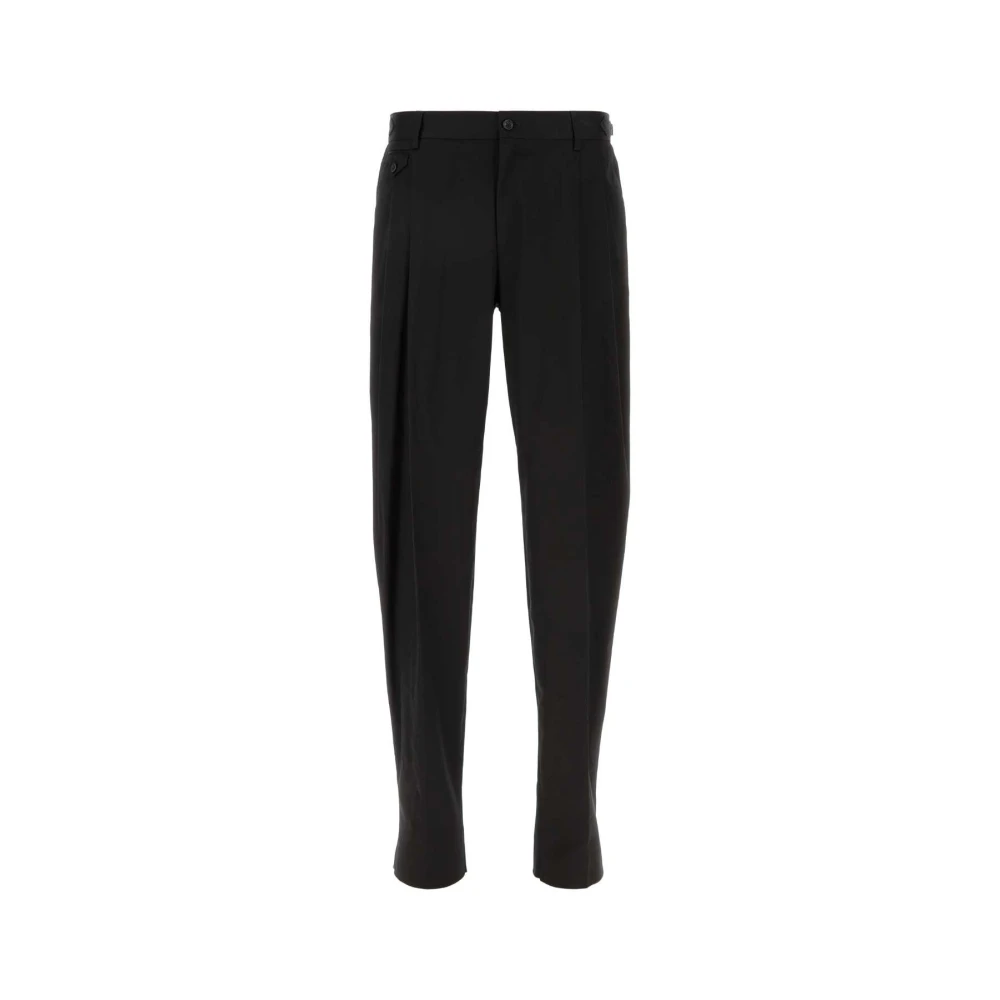 Dolce & Gabbana Hombre Negro Pantalones, Talla: L