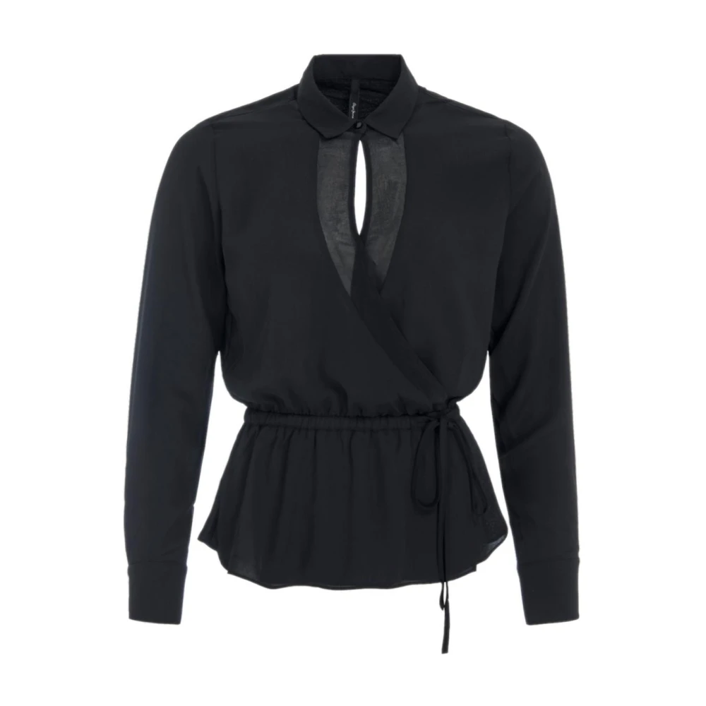 Pepe Jeans Women's Black Blouses, Xs, Blouses
