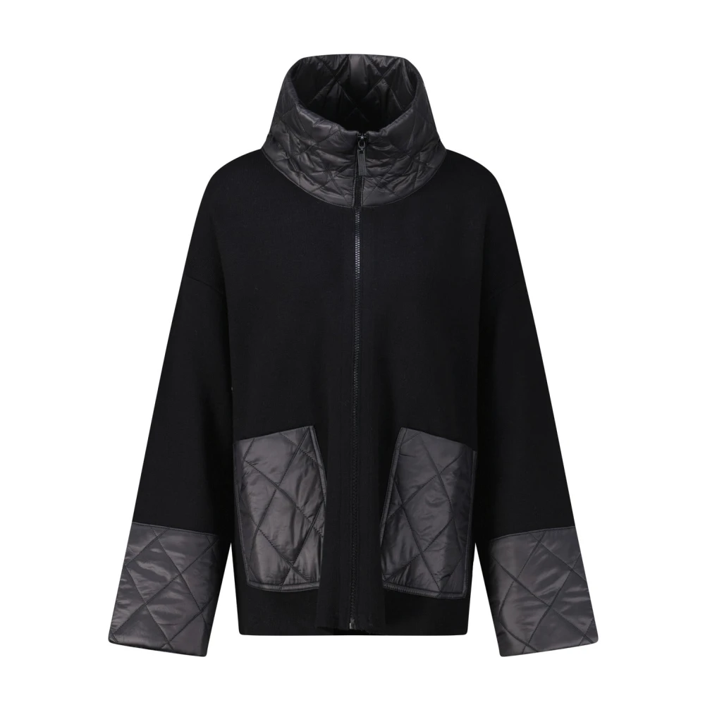 Joseph Ribkoff Gewatteerde Accent Jas Black Dames