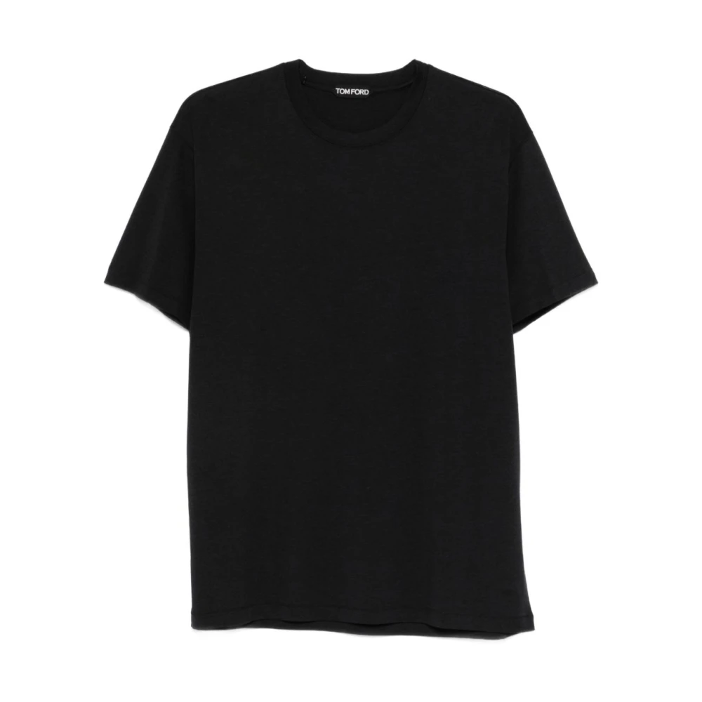 Tom Ford Men's Black Crewneck T-Shirt - T-Shirts - S - Tops