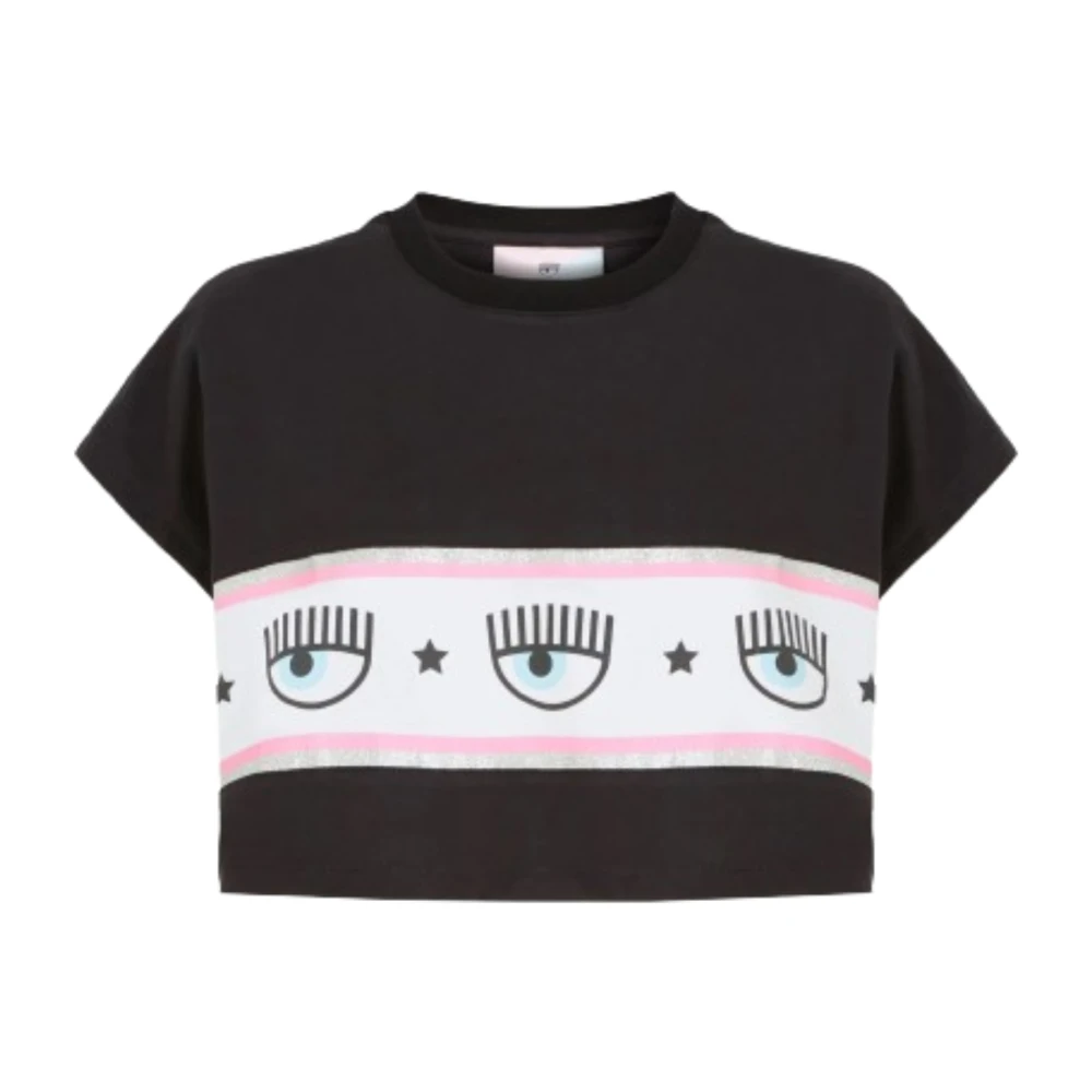Chiara Ferragni Collection Chiara Ferragni T-shirts en Polos Black Dames
