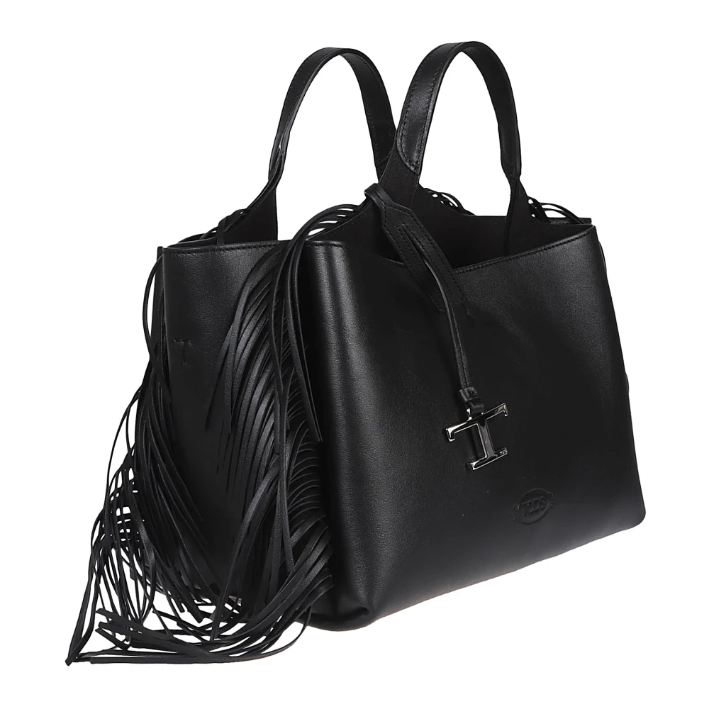 TOD'S Mini 2 Tas in APA Stijl Black Dames