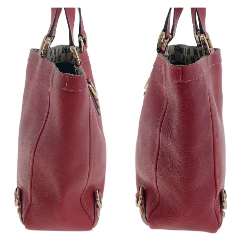 Gucci Vintage Pre-owned Canvas totes Red Dames