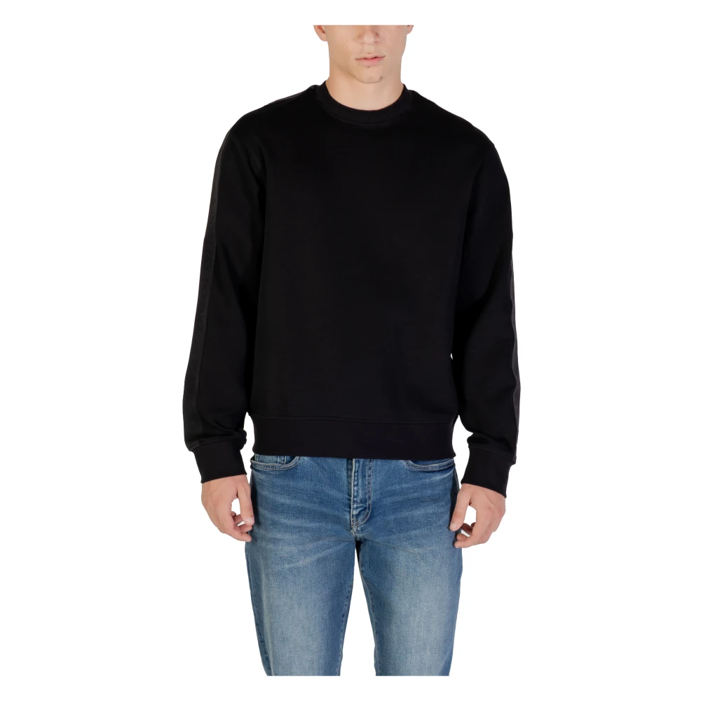 Armani Exchange Men's Black Sweatshirts, Xs, Crew Neck Sweatshirt Xm001296 Af10818