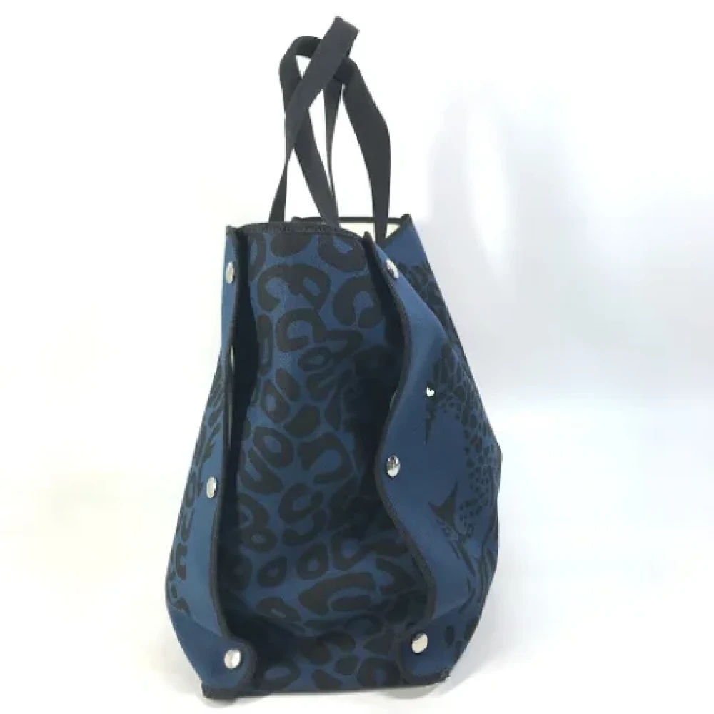 Hermès Vintage Pre-owned Cotton totes Blue Dames