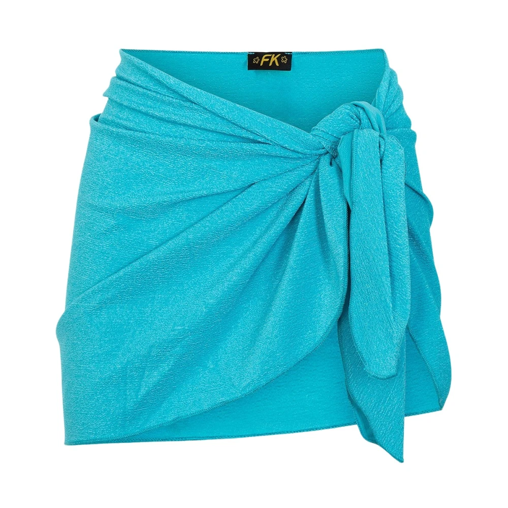 F**k Pareo Donna Turkoois 1157-Tq Blue Dames