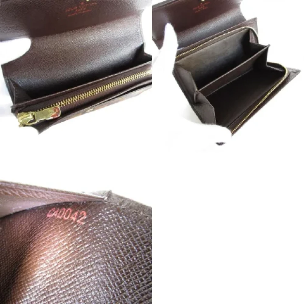 Louis Vuitton Vintage Pre-owned Canvas wallets Brown Dames