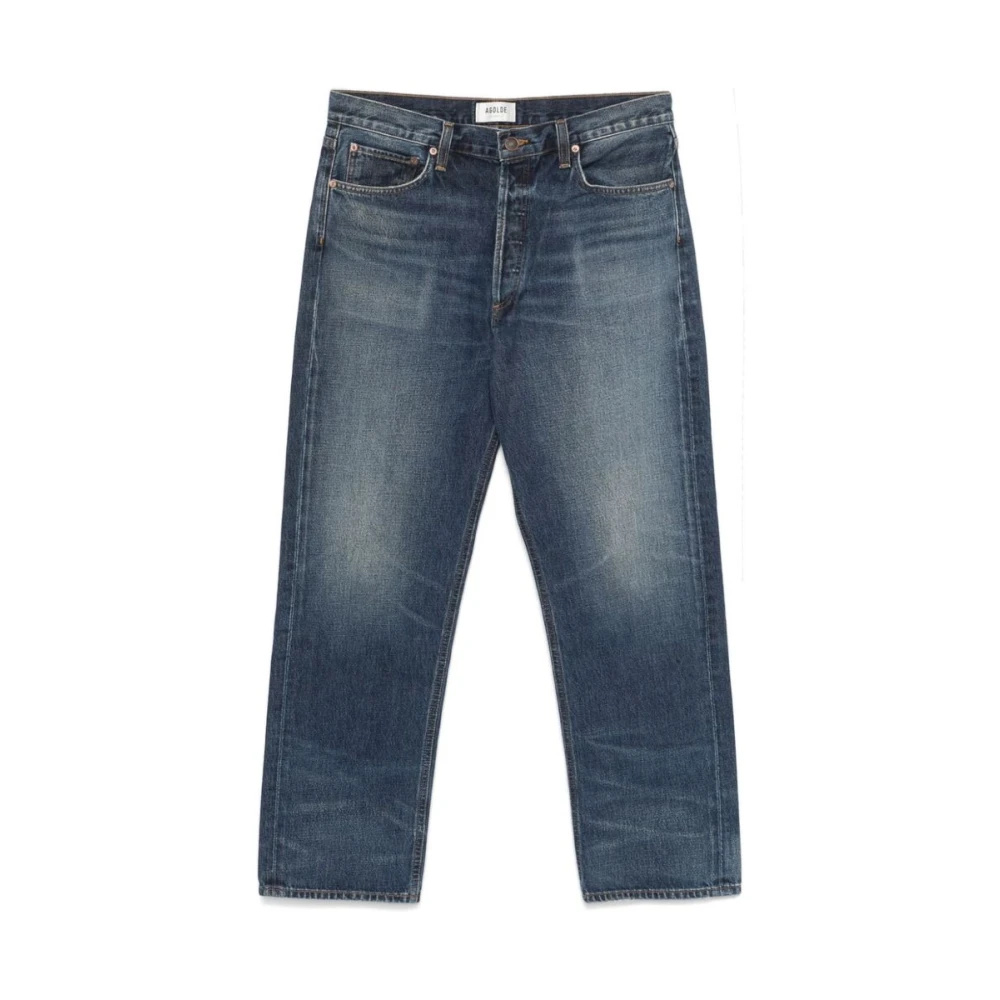 Agolde Regeneratieve Katoen Denim Stonewashed Jeans Blue Heren