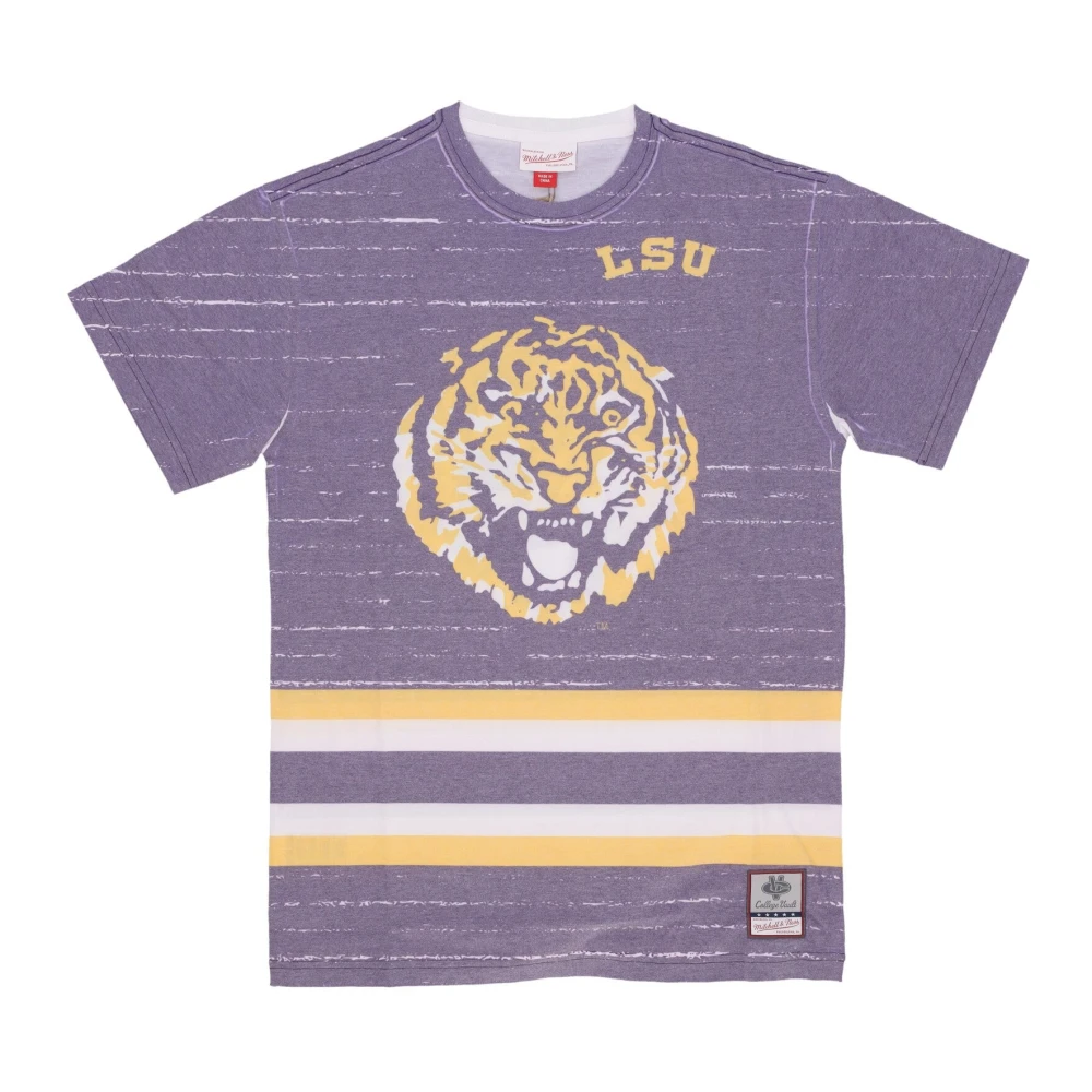 Mitchell & Ness LSU Tigers Basketball Celebration Tee Multicolor Heren