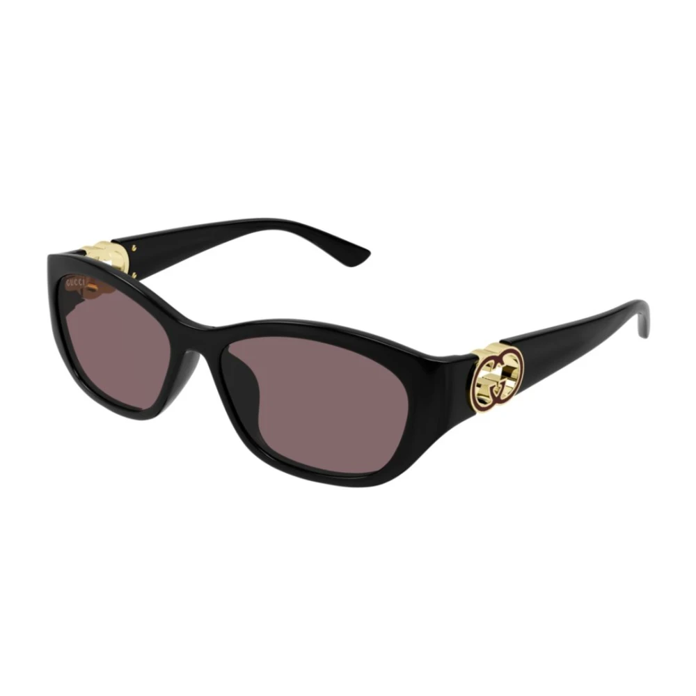 Gucci Unisex Black Sunglasses, 57 Mm, Panthos Sunglasses
