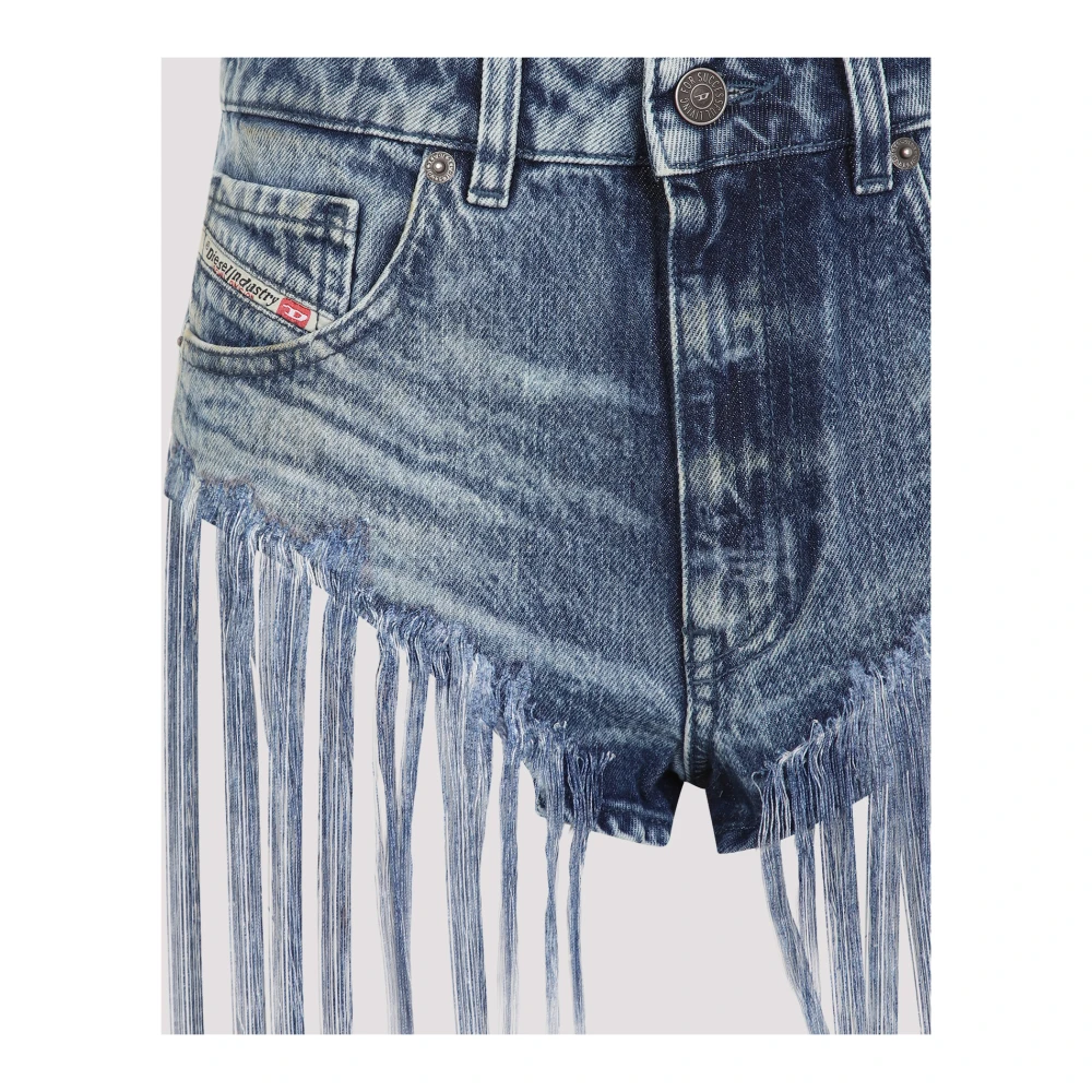 Diesel Blauwe Bermuda Shorts voor Vrouwen Blue Dames