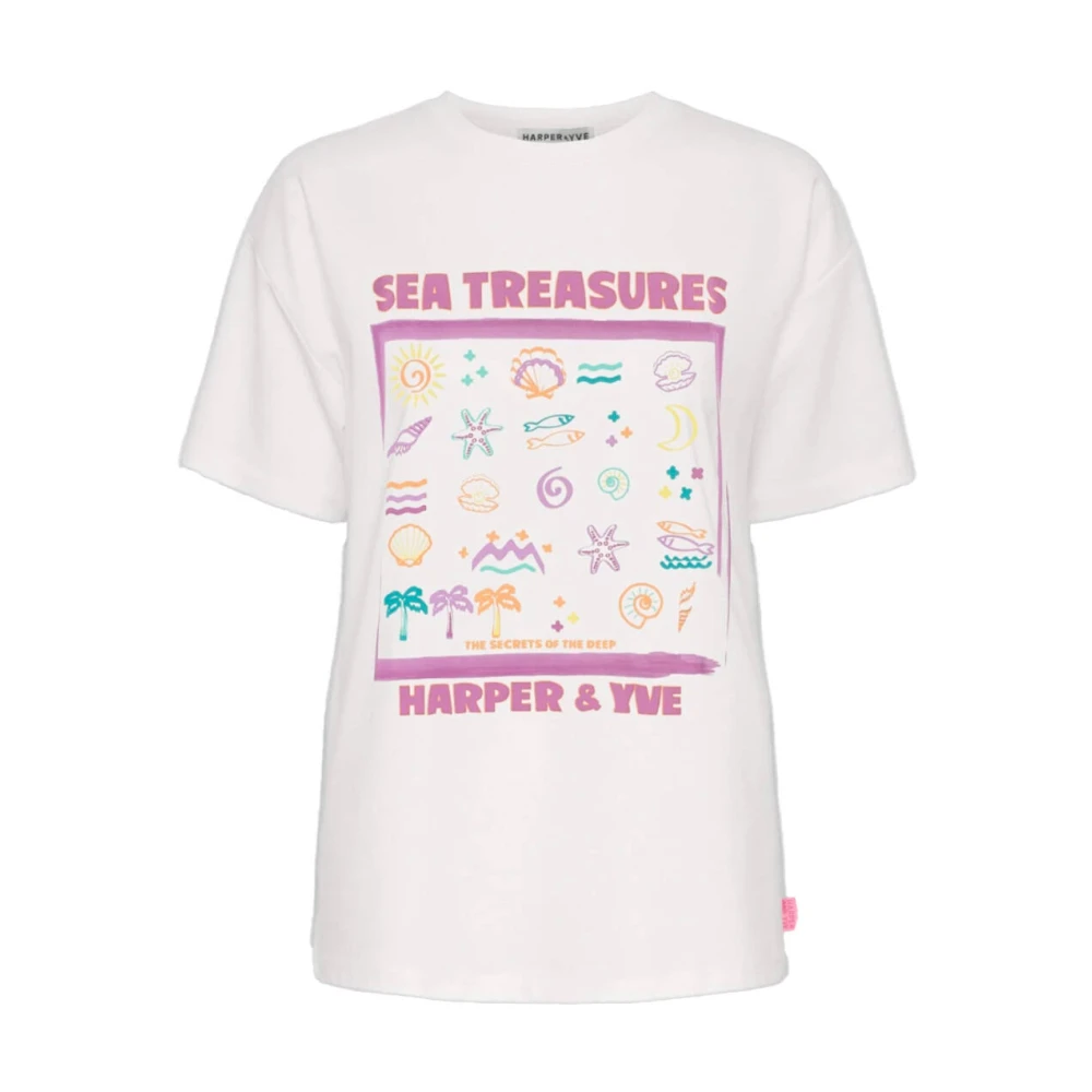 Harper & Yve Seastreasures T-shirt Hs24D313 White Dames