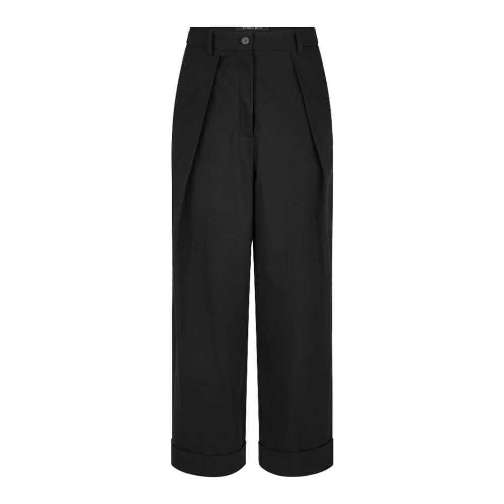 Annette Görtz Relaxed Fit Zwarte Broek Eliot Model Black Dames