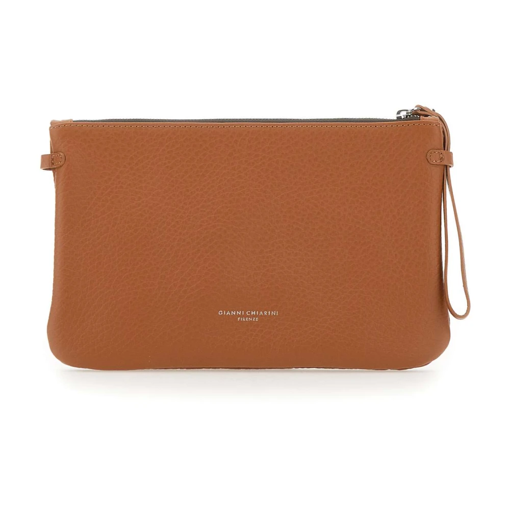 Gianni Chiarini Hermy Maxi-Grain Leren Handtas Brown Dames