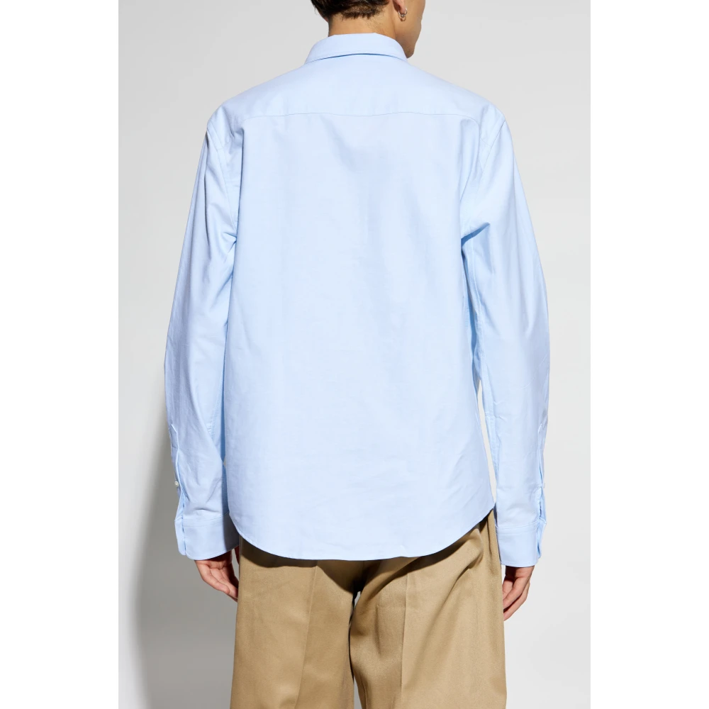 Ami Paris Katoenen overhemd Blue Heren