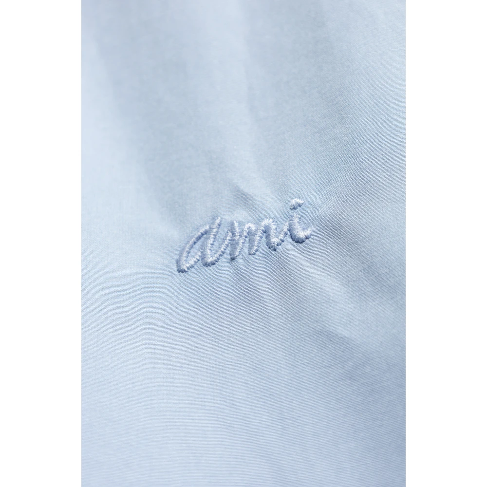 Ami Paris Katoenen shirt Blue Heren
