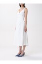 robe-midi-rouge-a-col-v