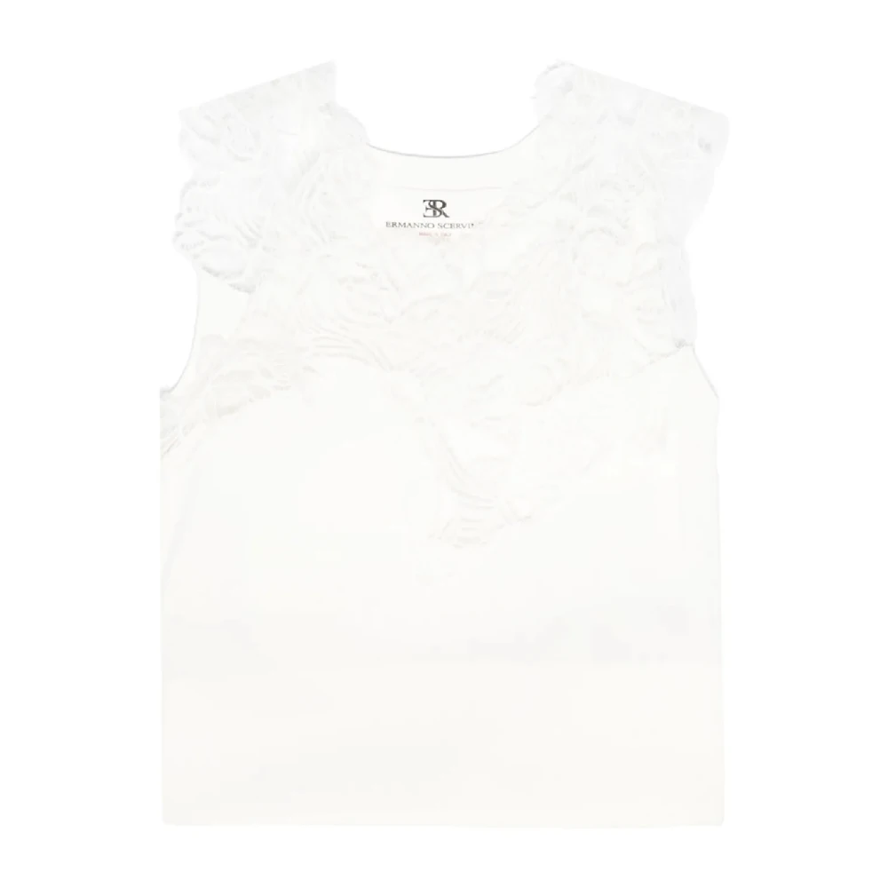 Tops > Sleeveless Tops - - Ermanno Scervino - Modalova