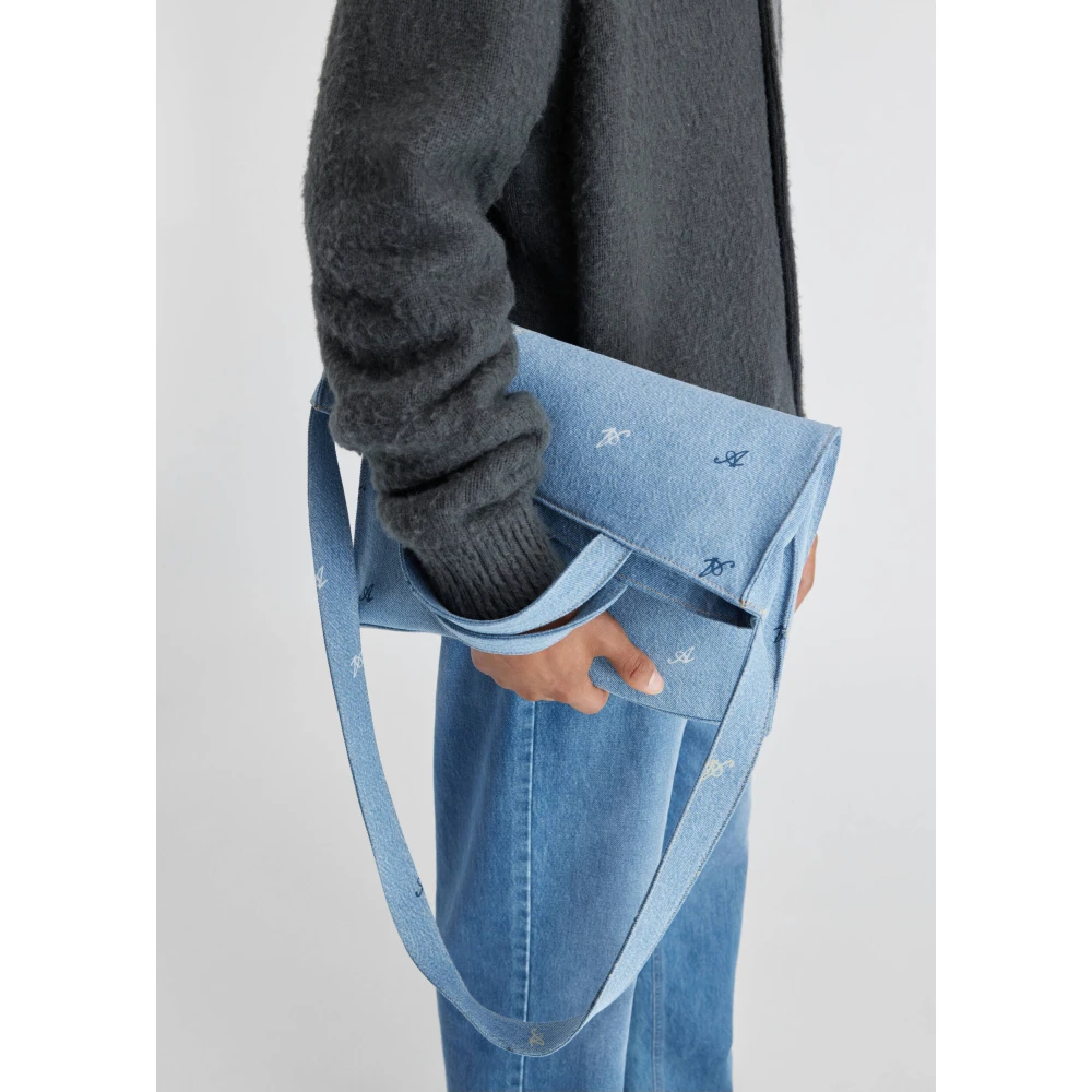 Axel Arigato Signature A Denim Tas Blue Unisex