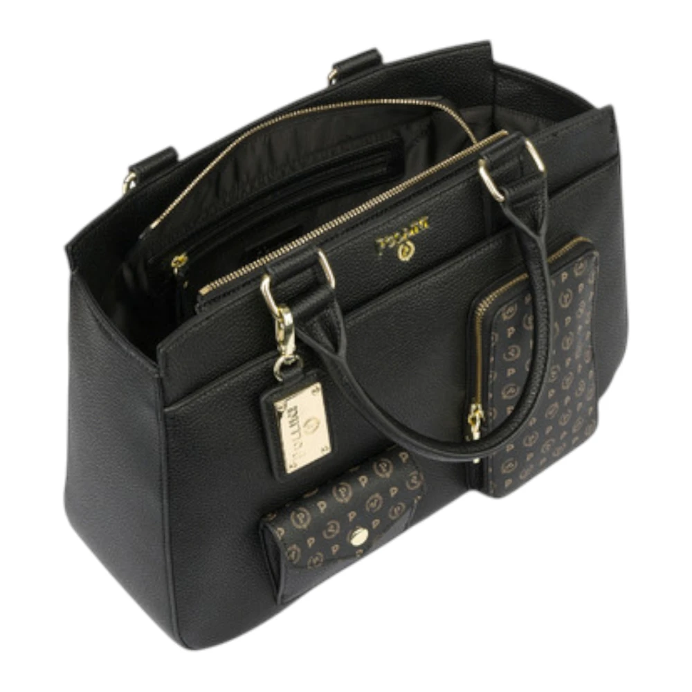 Pollini Grained Heritage Handtas voor Vrouwen White Dames