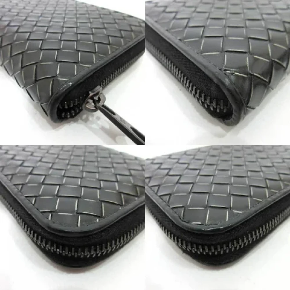 Bottega Veneta Vintage Pre-owned Leather wallets Black Heren