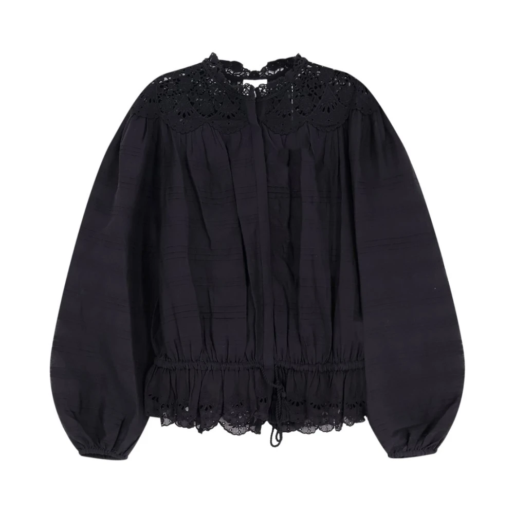 Marant Étoile Women's Black Blouses, S, Polly Top