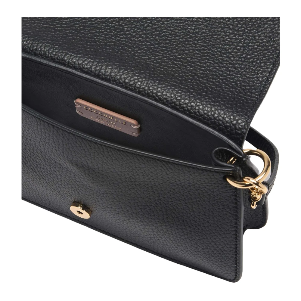 Coccinelle Zwarte accessoires met magneetsluiting Black Dames