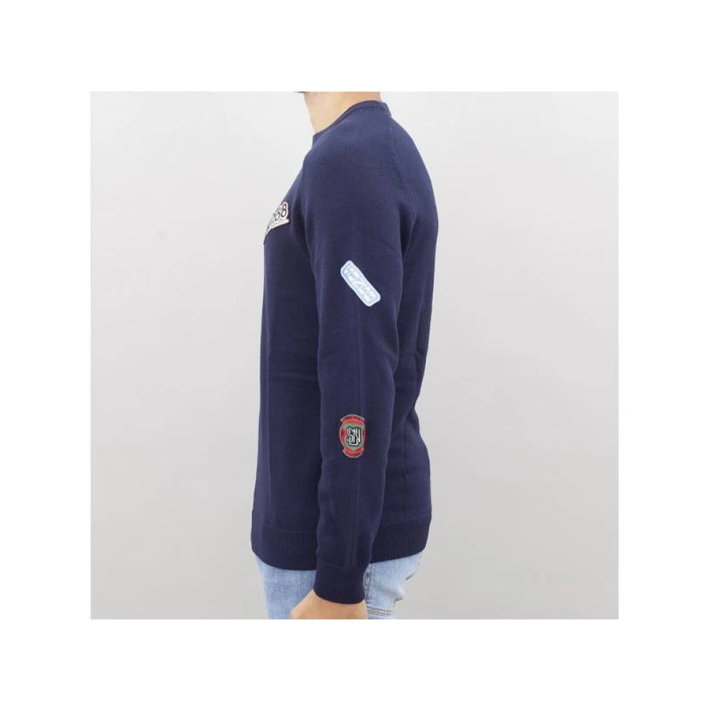 Sun68 Truien Blue Heren